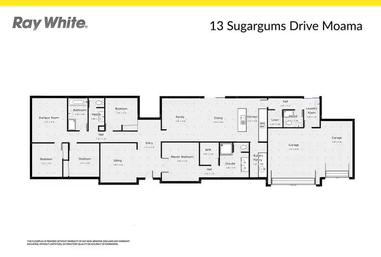 Floorplan of Homely house listing, 13 Sugargums Drive, Moama NSW 2731