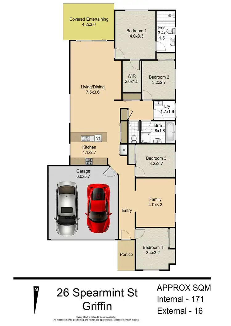 Floorplan of Homely house listing, 26 Spearmint Street, Griffin QLD 4503