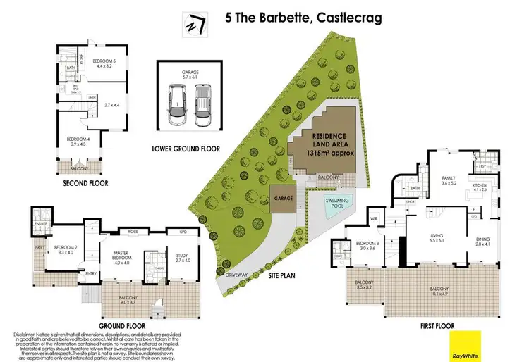 Floorplan of Homely house listing, 5 The Barbette, Castlecrag NSW 2068