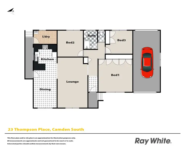 Floorplan of Homely house listing, 23 Thompson Place, Camden South NSW 2570