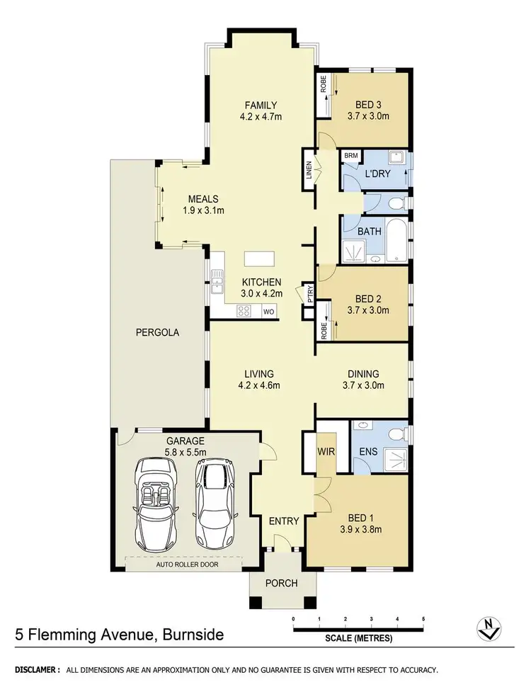 Floorplan of Homely house listing, 5 Flemming Avenue, Burnside VIC 3023