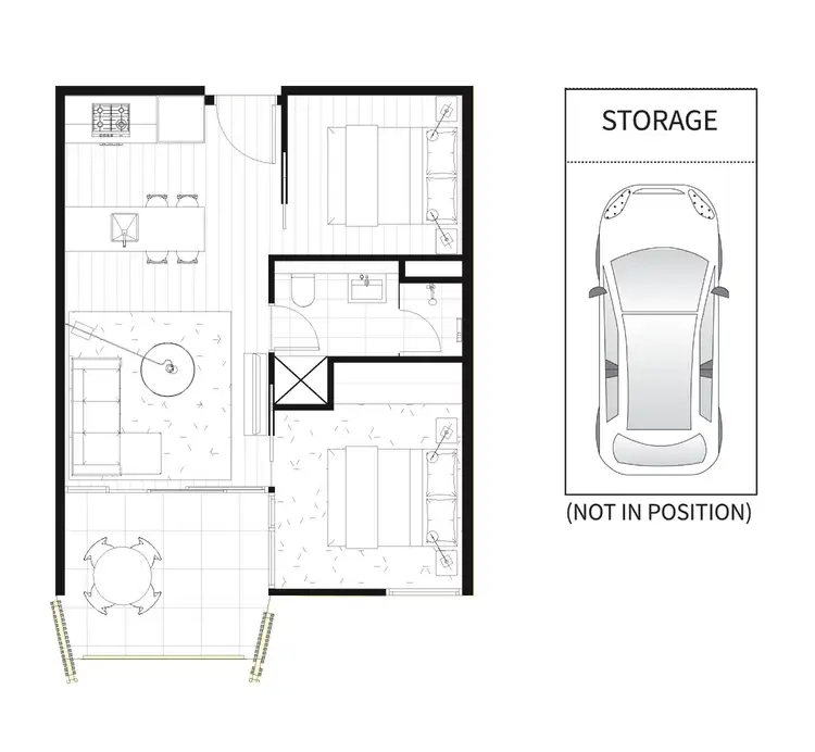 Floorplan of Homely apartment listing, 219/25 Trent Street, Glen Iris VIC 3146