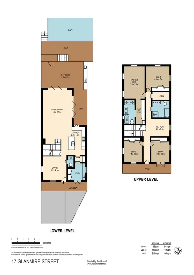 Floorplan of Homely house listing, 17 Glanmire Street, Paddington QLD 4064
