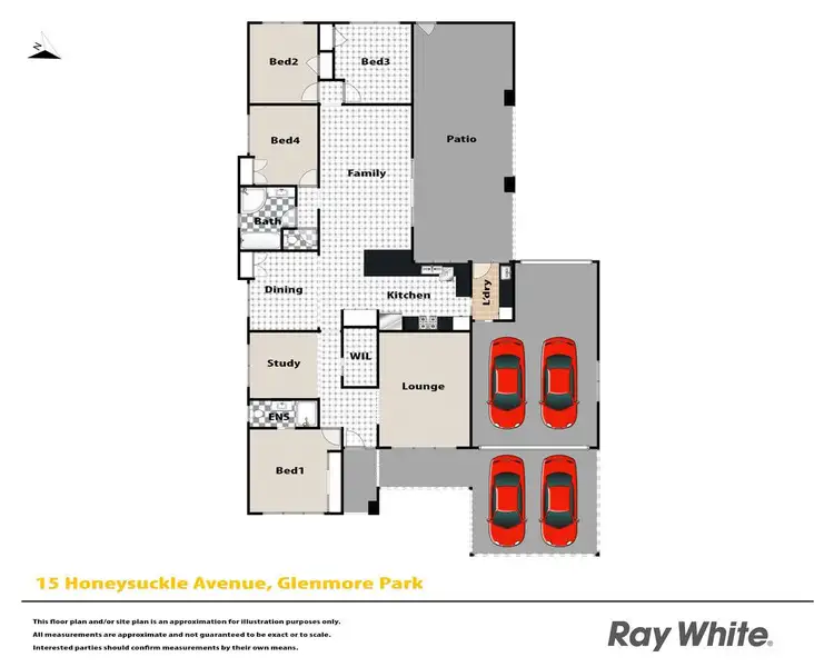 Floorplan of Homely house listing, 15 Honeysuckle Avenue, Glenmore Park NSW 2745