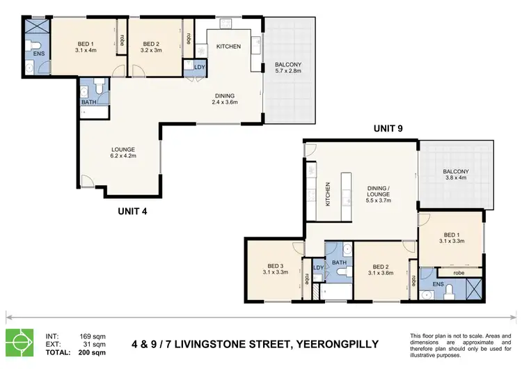 Floorplan of Homely apartment listing, 9/7 Livingstone Street, Yeerongpilly QLD 4105