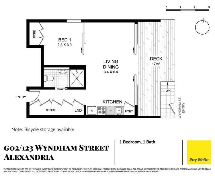 Floorplan of Homely apartment listing, G02/123 Wyndham Street, Alexandria NSW 2015