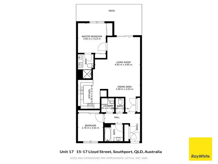Floorplan of Homely unit listing, 17/15 Lloyd Street, Southport QLD 4215