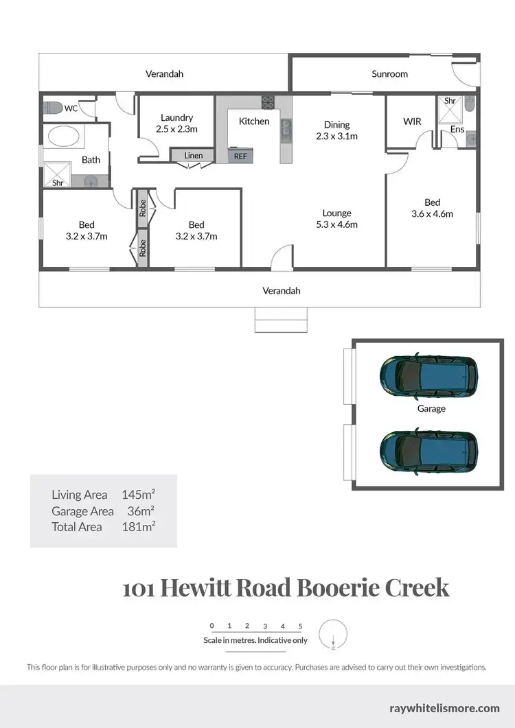 Floorplan of Homely house listing, 101 Hewitt Road, Booerie Creek NSW 2480