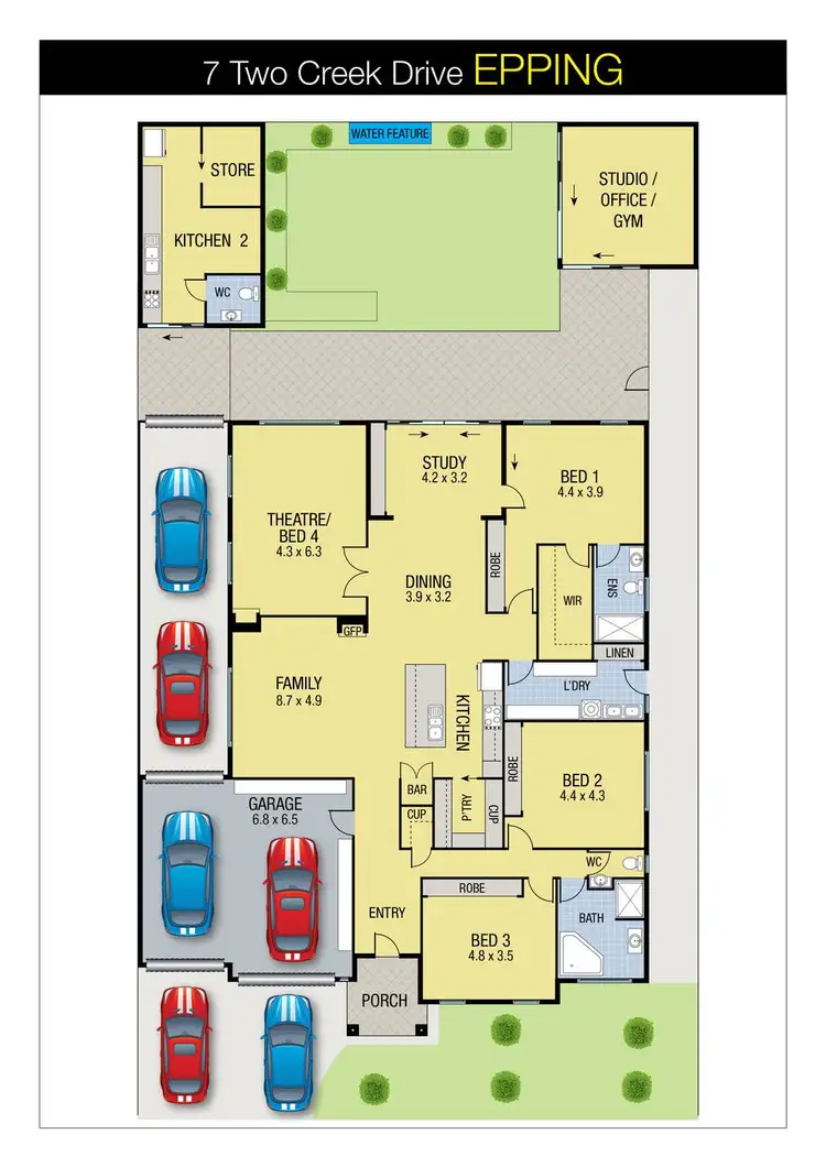 Floorplan of Homely house listing, 7 Two Creek Drive, Epping VIC 3076