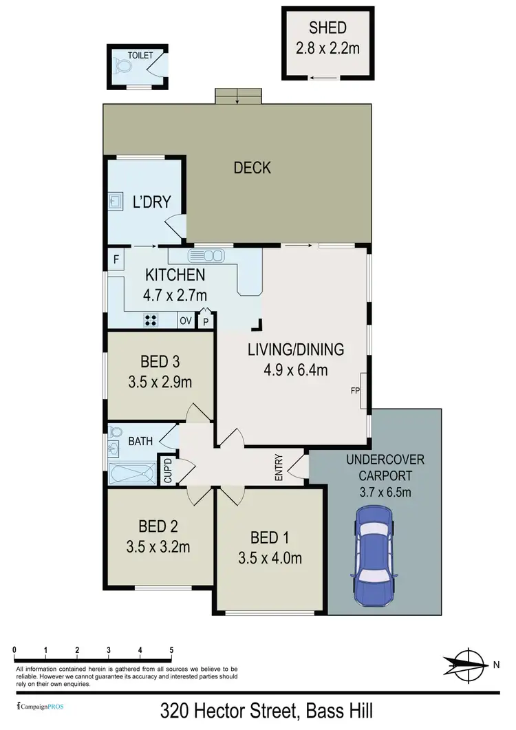 Floorplan of Homely house listing, 320 Hector Street, Bass Hill NSW 2197