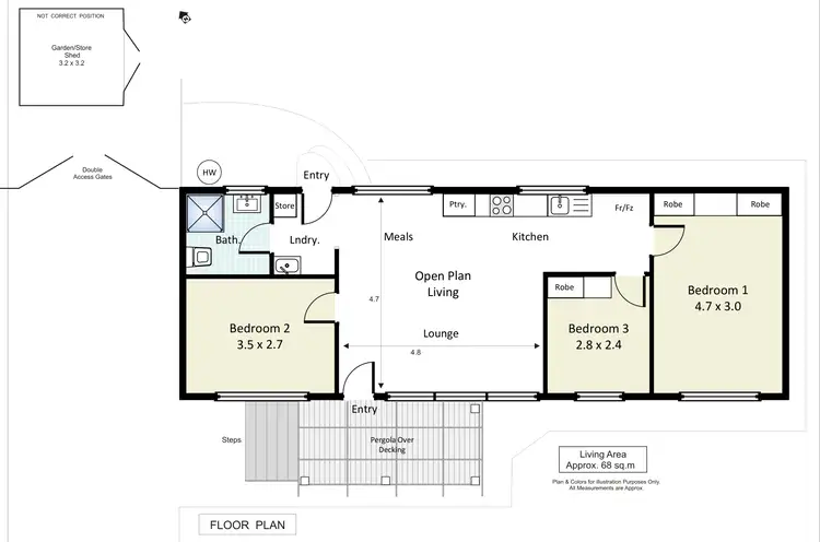 Floorplan of Homely house listing, 41 Railway Terrace, Paringa SA 5340