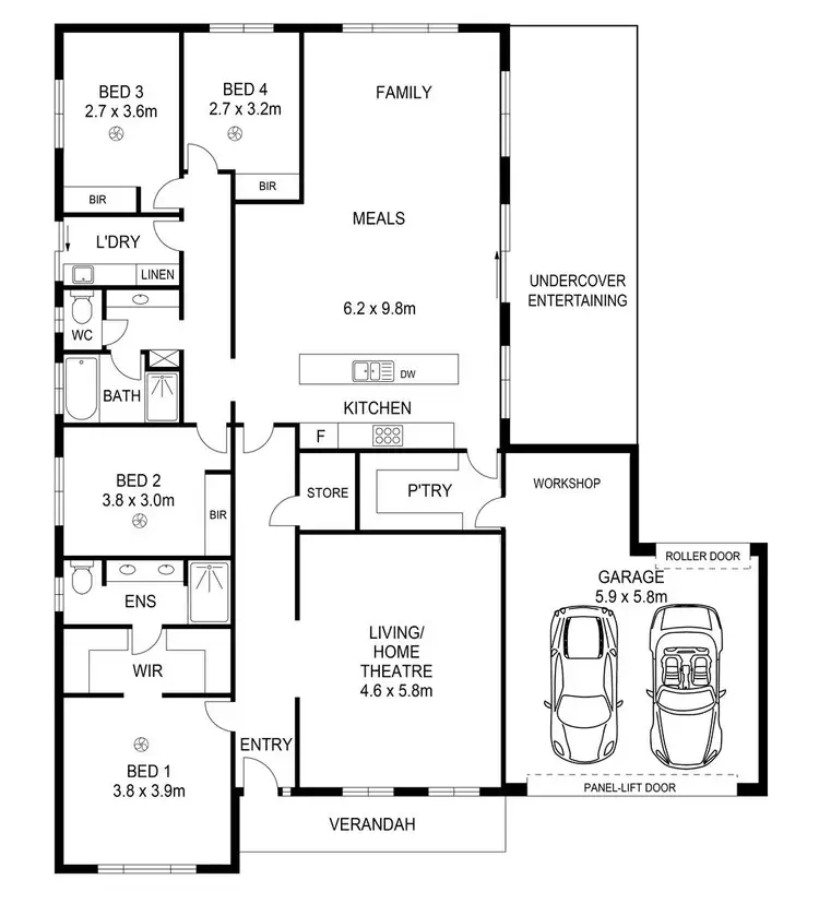 Floorplan of Homely house listing, 94 Kleinig Drive, Hayborough SA 5211
