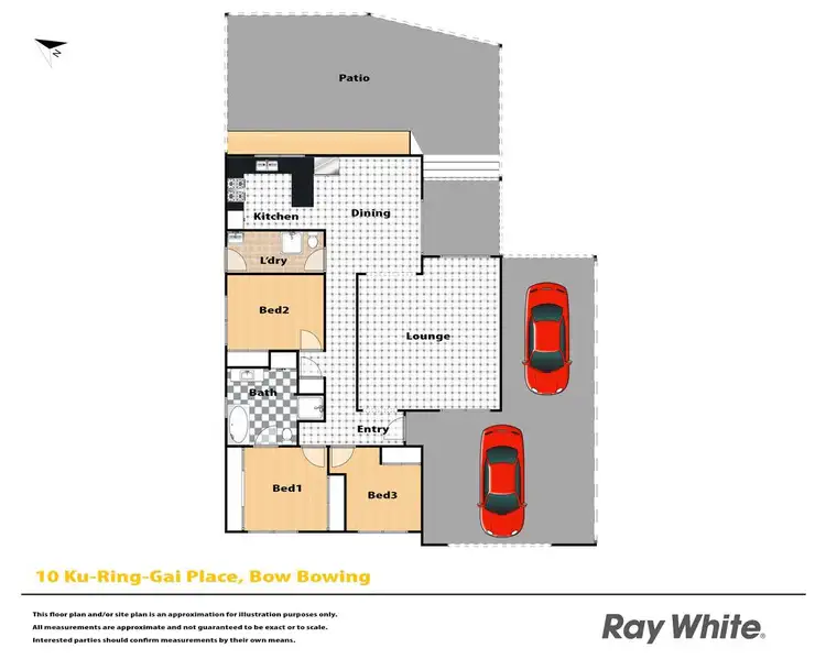 Floorplan of Homely house listing, 10 Ku-Ring-Gai Place, Bow Bowing NSW 2566
