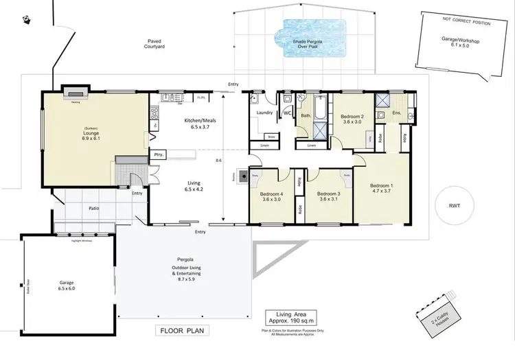 Floorplan of Homely house listing, 54 Derrick Street, Berri SA 5343