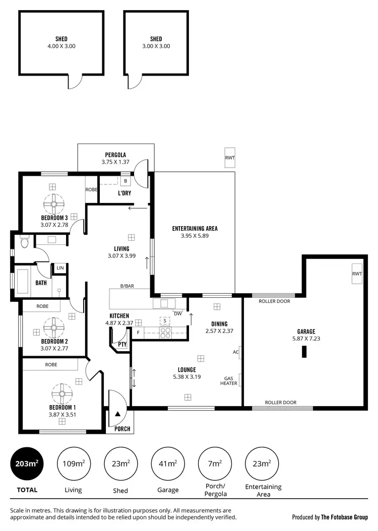 Floorplan of Homely house listing, 25 Mendez Street, Paralowie SA 5108