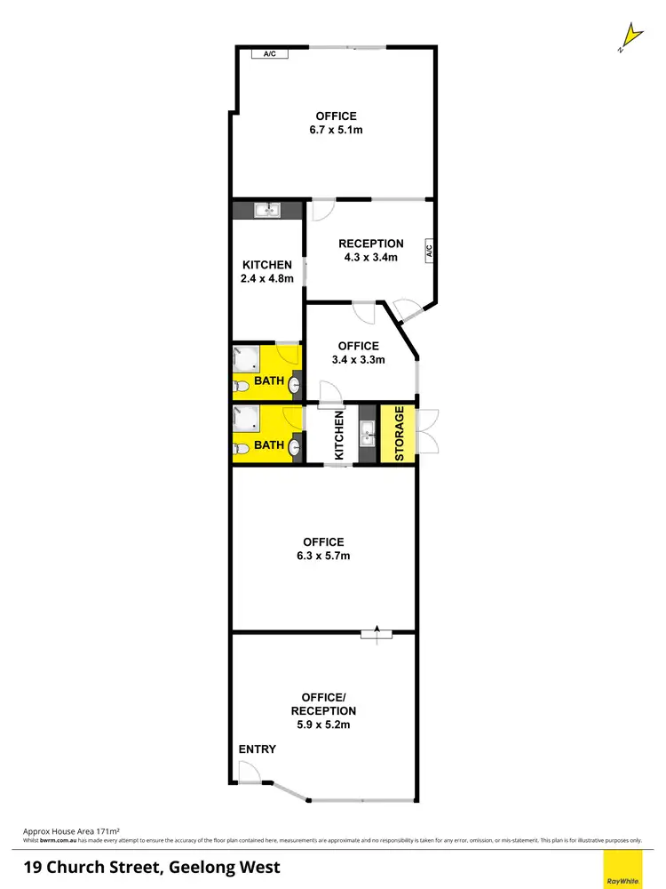 Floorplan of Homely other listing, 19 Church Street, Geelong West VIC 3218