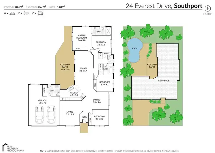 Floorplan of Homely house listing, 24 Everest Drive, Southport QLD 4215