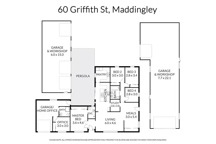 Floorplan of Homely house listing, 60 Griffith Street, Maddingley VIC 3340
