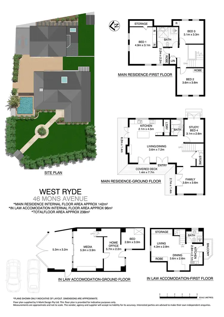 Floorplan of Homely house listing, 46 Mons Avenue, West Ryde NSW 2114