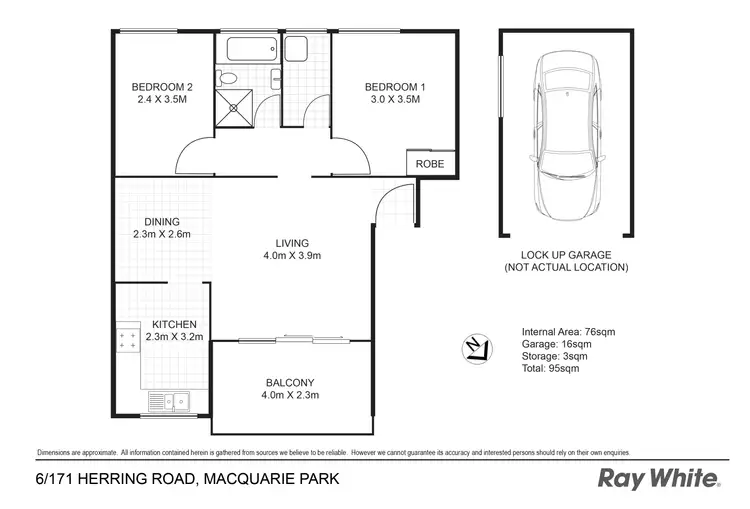Floorplan of Homely apartment listing, 6/171 Herring Road, Macquarie Park NSW 2113