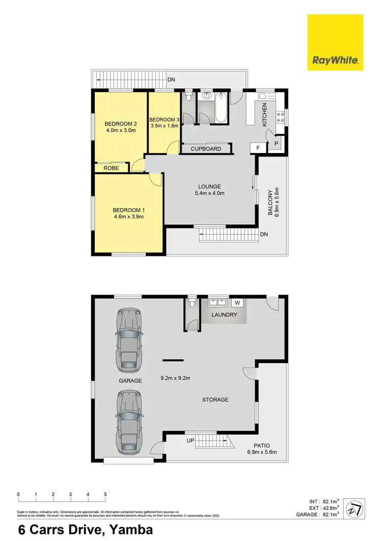 Floorplan of Homely house listing, 6 Carrs Drive, Yamba NSW 2464