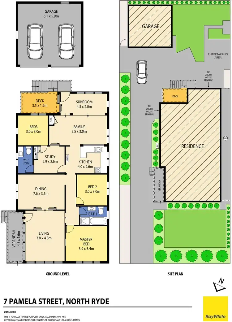 Floorplan of Homely house listing, 7 Pamela Street, North Ryde NSW 2113