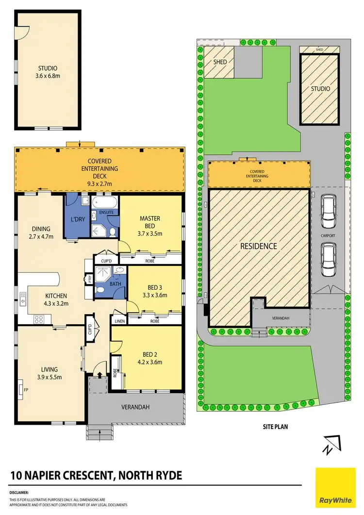 Floorplan of Homely house listing, 10 Napier Crescent, North Ryde NSW 2113
