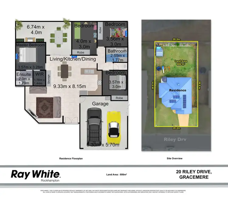Floorplan of Homely house listing, 20 Riley Drive, Gracemere QLD 4702