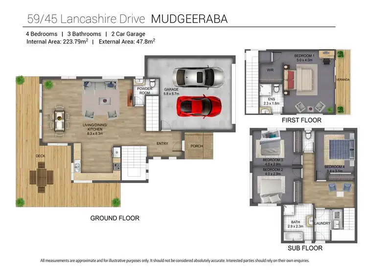 Floorplan of Homely house listing, 59/45 Lancashire Drive, Mudgeeraba QLD 4213