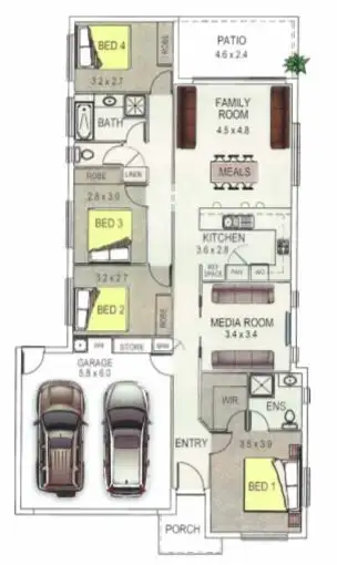 Floorplan of Homely house listing, 21 Uhlman Street, Mango Hill QLD 4509