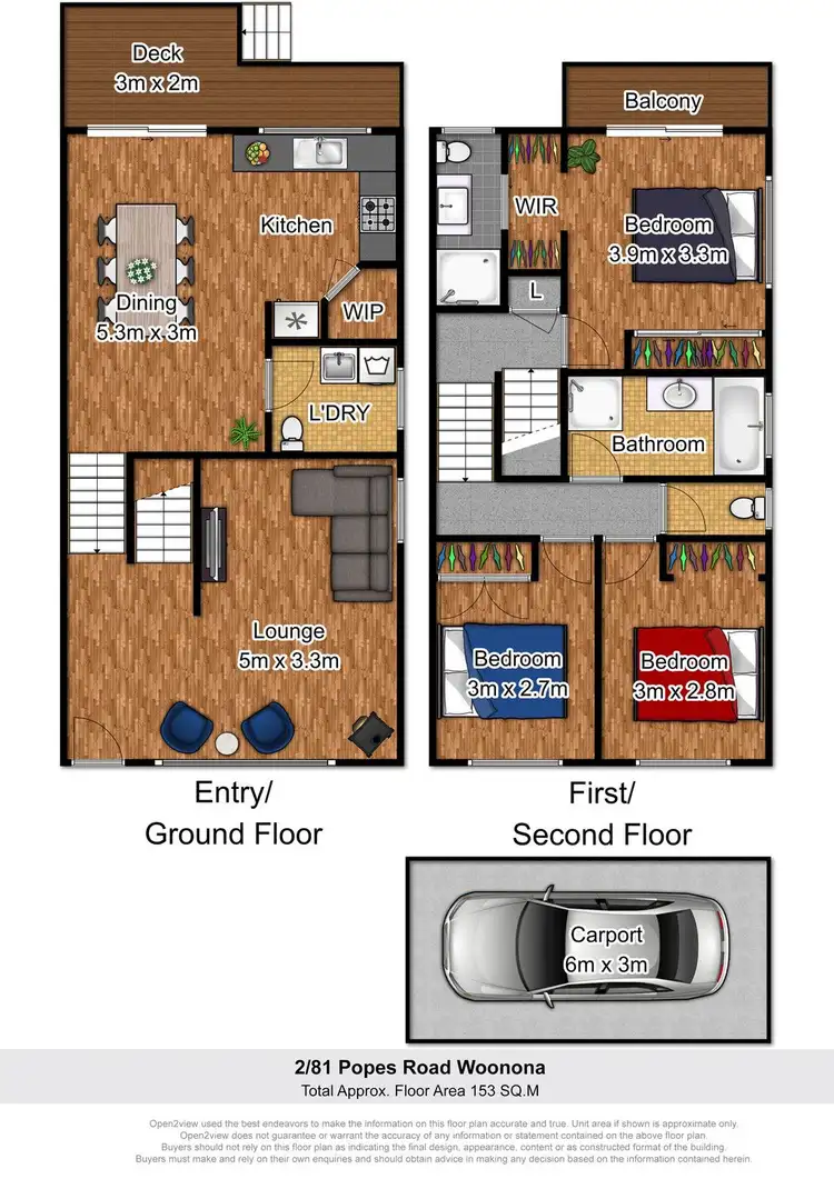Floorplan of Homely house listing, 2/81 Popes Road, Woonona NSW 2517