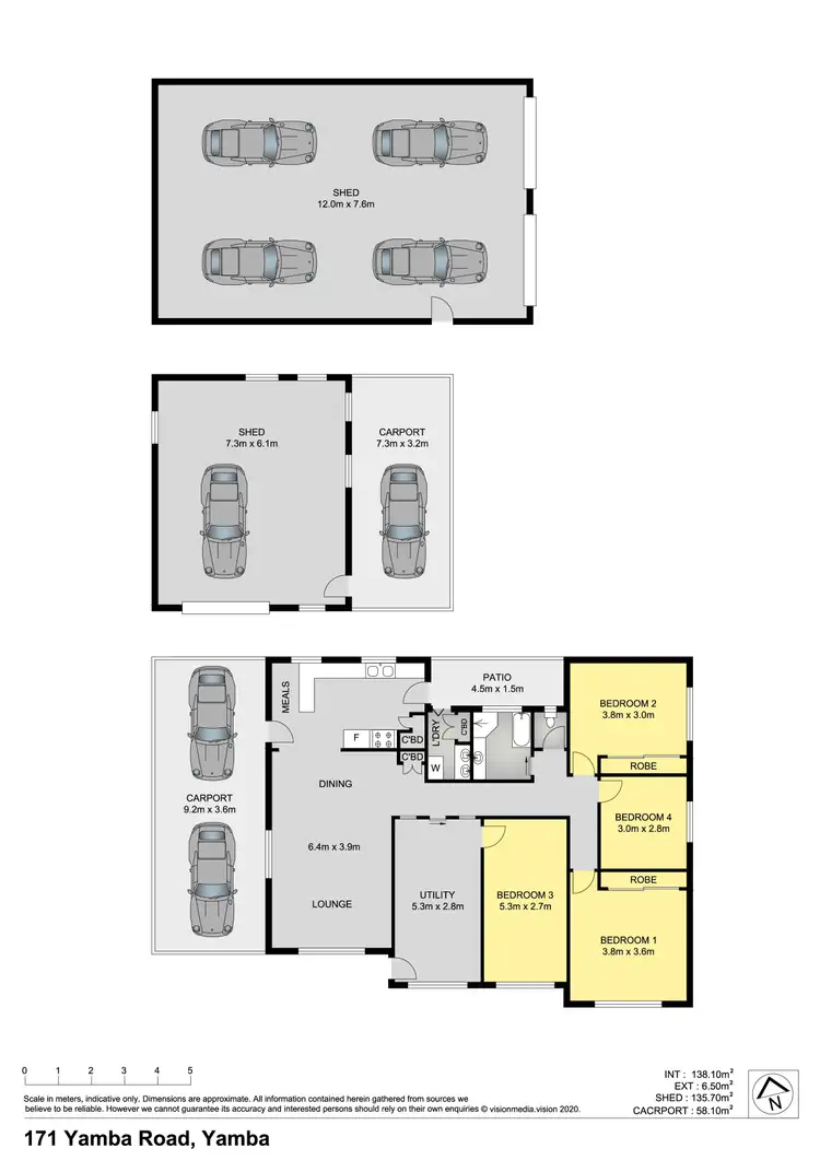 Floorplan of Homely house listing, 171 Yamba Road, Yamba NSW 2464