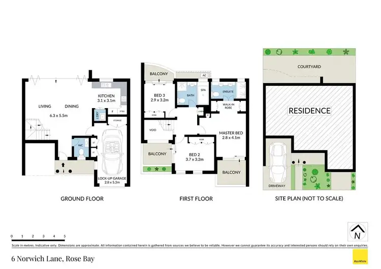 Floorplan of Homely house listing, 6 Norwich Lane, Rose Bay NSW 2029