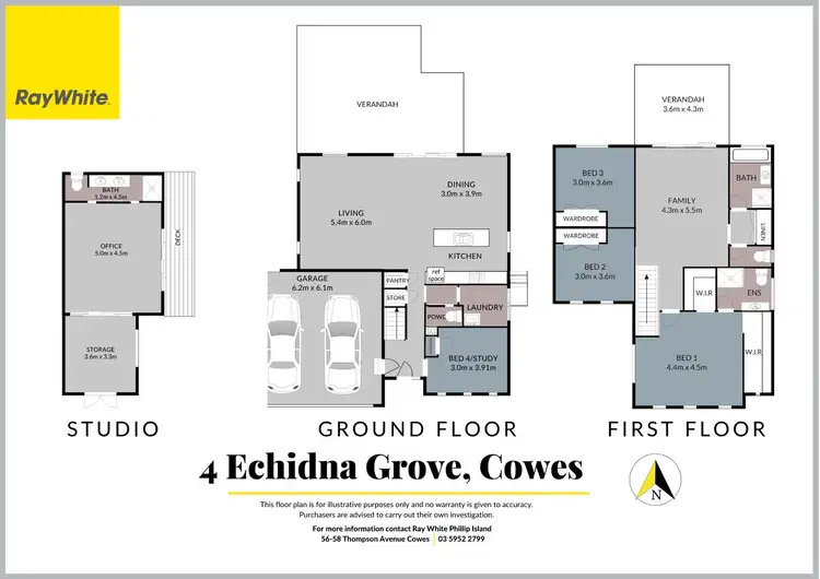 Floorplan of Homely house listing, 4 Echidna Grove, Cowes VIC 3922