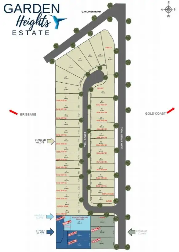 Floorplan of Homely land listing, 7 Tash Court, Waterford QLD 4133