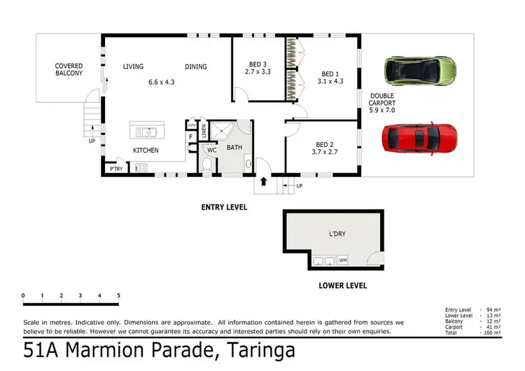 Floorplan of Homely house listing, 51A Marmion Parade, Taringa QLD 4068