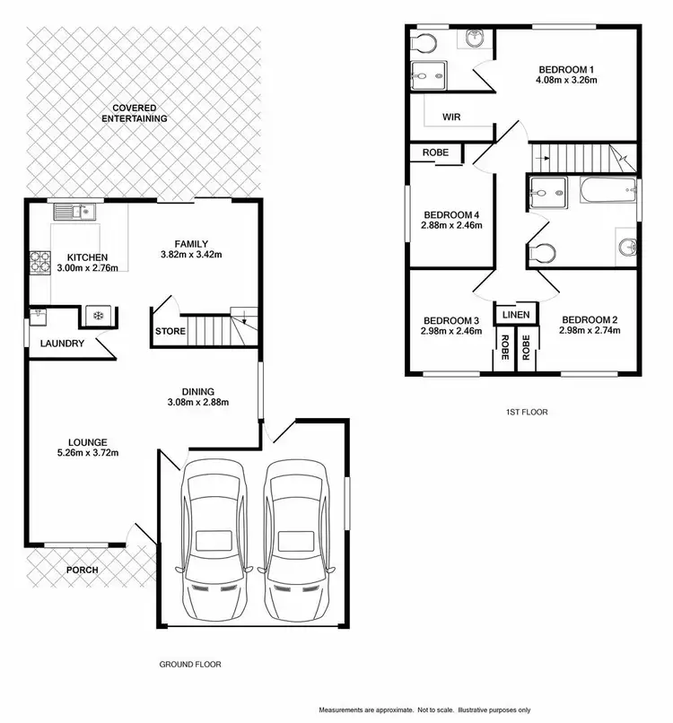 Floorplan of Homely house listing, 1a Buna Close, Glenmore Park NSW 2745