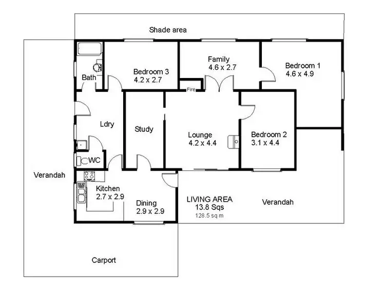 Floorplan of Homely house listing, 7 Eringa Avenue, Loxton SA 5333