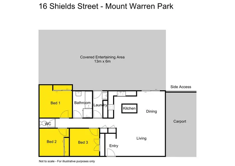 Floorplan of Homely house listing, 16 Shields Street, Mount Warren Park QLD 4207