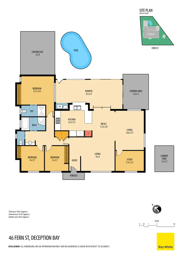 Floorplan of Homely house listing, 46 Fern Street, Deception Bay QLD 4508