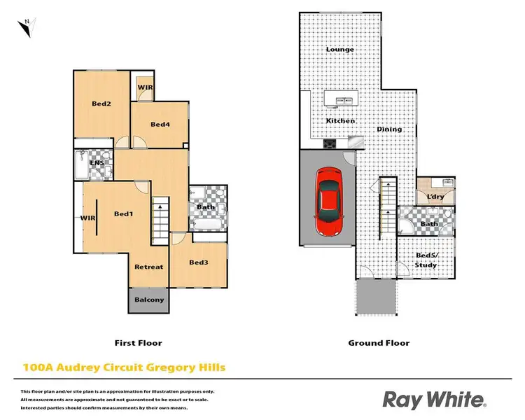Floorplan of Homely house listing, 100A Audley Circuit, Gregory Hills NSW 2557