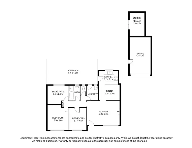 Floorplan of Homely house listing, 8 Millhouse Street, Millicent SA 5280