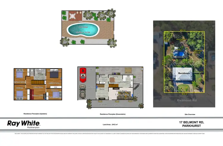 Floorplan of Homely house listing, 17 Belmont Road, Parkhurst QLD 4702