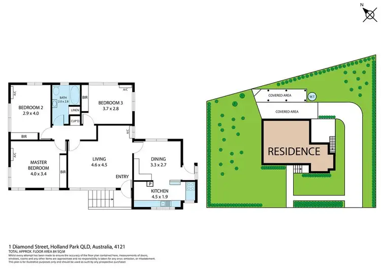 Floorplan of Homely house listing, 1 Diamond Street, Holland Park QLD 4121