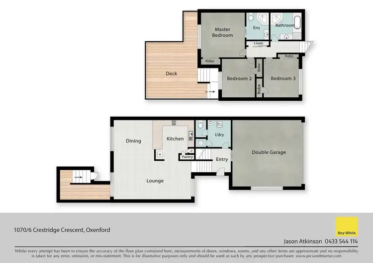 Floorplan of Homely townhouse listing, 1070/6 Crestridge Crescent, Oxenford QLD 4210