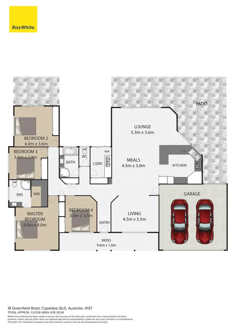 Floorplan of Homely house listing, 18 Greenfield Road, Capalaba QLD 4157