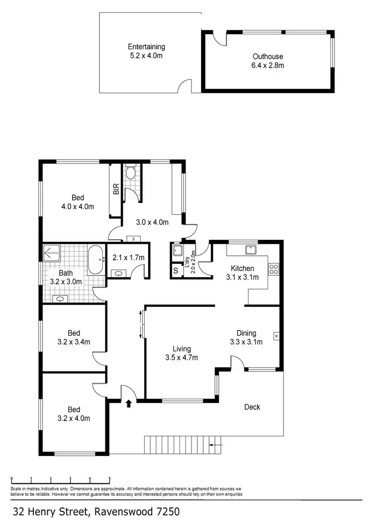 Floorplan of Homely house listing, 32 Henry Street, Ravenswood TAS 7250