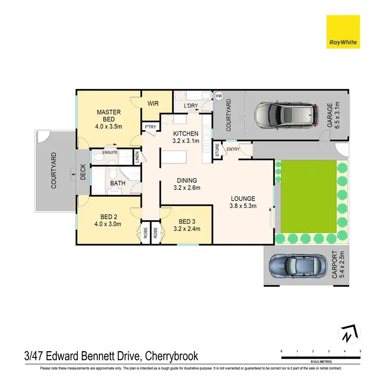 Floorplan of Homely townhouse listing, 3/47 Edward Bennett Drive, Cherrybrook NSW 2126
