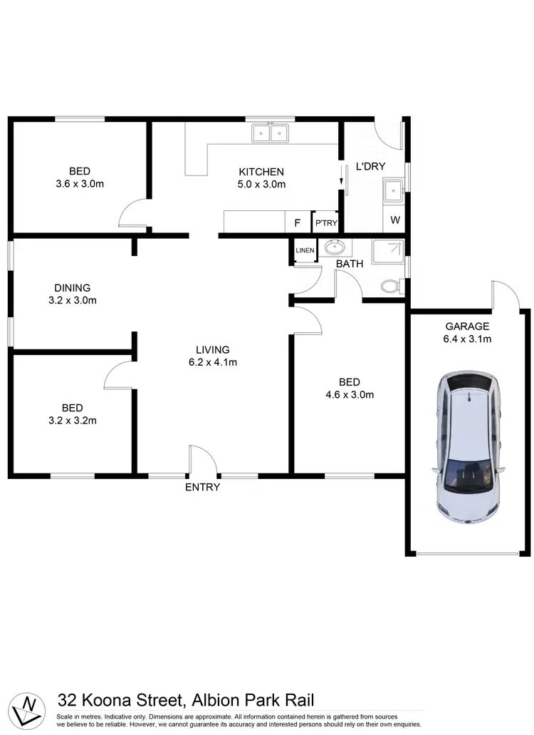 Floorplan of Homely house listing, 32 Koona Street, Albion Park Rail NSW 2527
