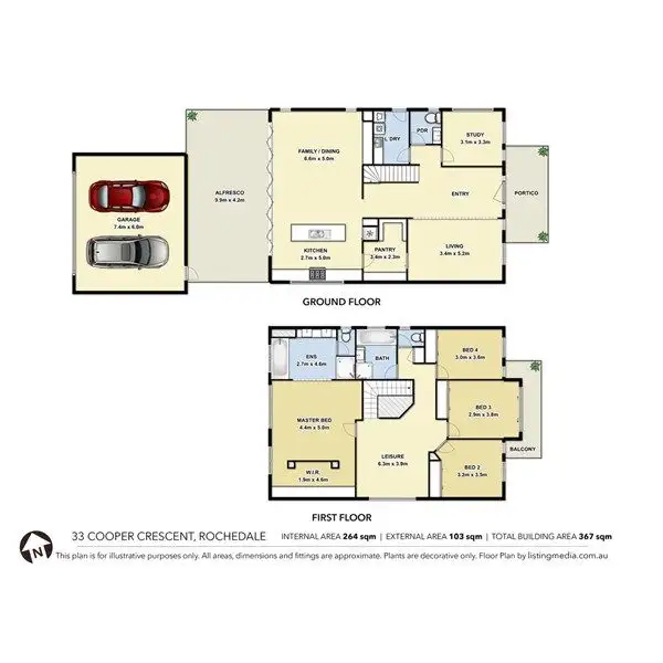 Floorplan of Homely house listing, 33 Cooper Crescent, Rochedale QLD 4123